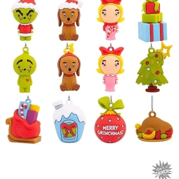 Hallmark The Grinch Countdown Calendar 12 Mini Ornaments Nwt - Picture 2 of 5